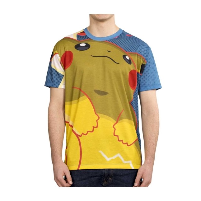 Gigantamax Pikachu Allover-Print T-Shirt - Adult
